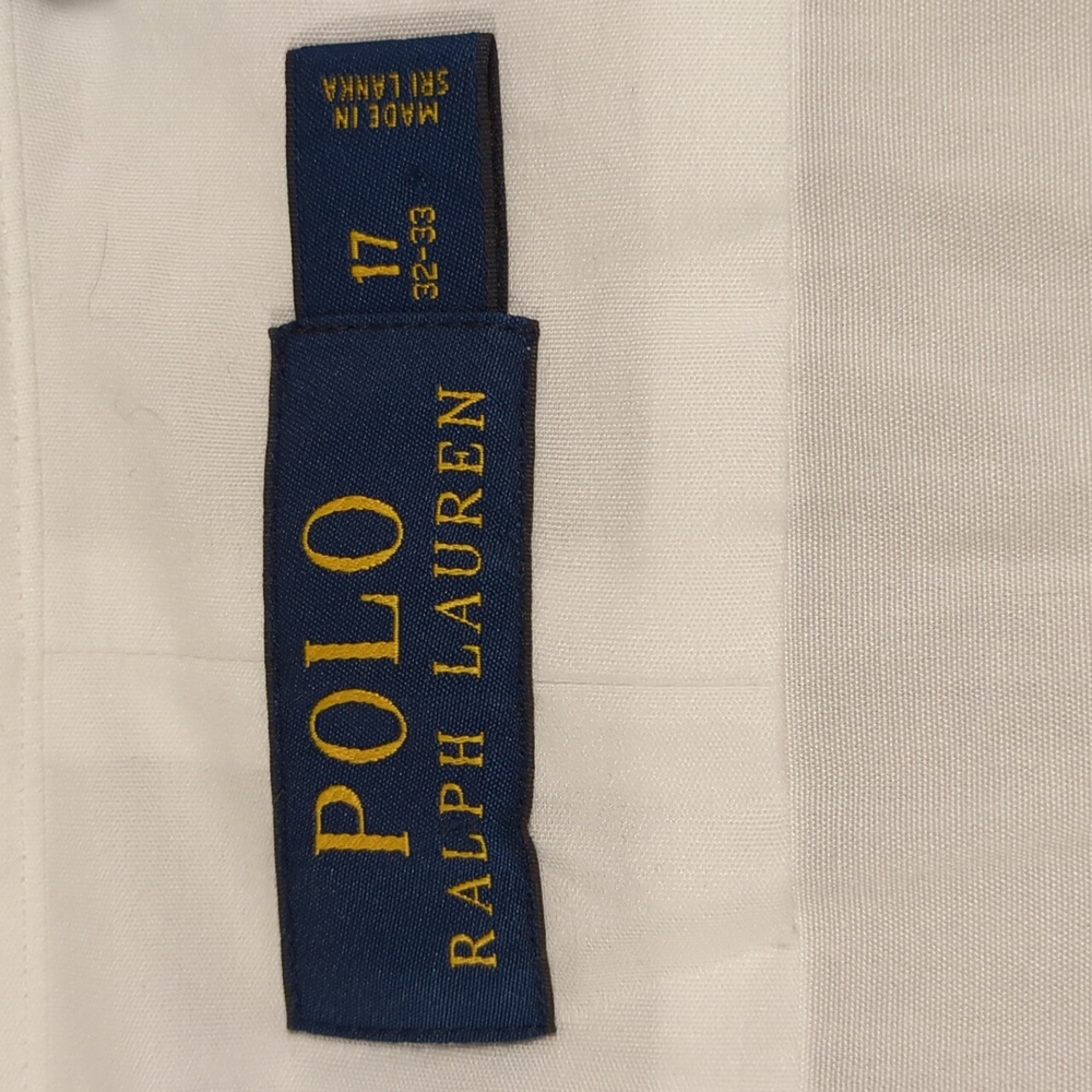 Men's 17 x 32/33 Polo by Ralph Lauren Dress Shirt NEW - Picture 2 of 7